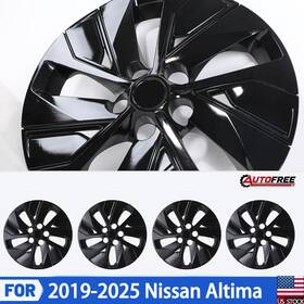 Wj-5101-bl-16-pp Autofree 16 Inch Hubcaps For 2019-2025 Nissan Altima 4pcs Black Wheel Covers 40315-6ca1b