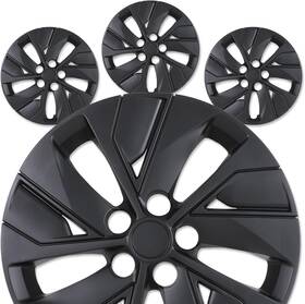 Autofree Wj-5101-bp-16-pp 16 Inch Hubcap Wheel Rim Covers Black Matte Steel For 2019-2025 Nissan Altima 4pcs