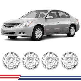 Wj-5135-c-16 Autofree For Nissan 2007-2012 Sentra 16 Inch Chrome Wheel Hub Caps 4pcs Abs Pc Bolt On