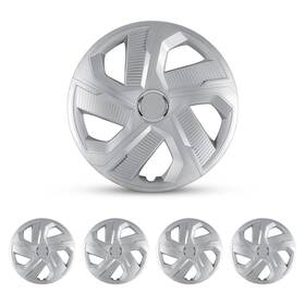 Wj-5180-17 Autofree 17 Inch Universal Wheel Covers Hubcaps Set Of 4 Snap On With Retention Rings