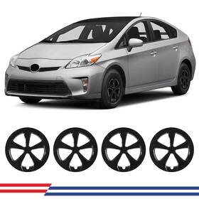 Wj-5129-15 Autopart 15 Inch Set Of 4 Lacquer Hubcap Wheel Steel Rim Covers Fit For 2010-15 Toyota Prius