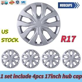 Wj-5137-17 Autopart 17 Inch Set Of 4 Snap On Full Hubcaps For 2014-2020 Nissan Rogue R17 Wheel Covers