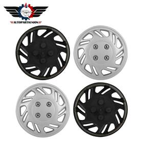 Sunion178742 Autopartsunion 4x 13 Inch Wheel Hub Caps Silver Snap On For R13 Tire And Rim Covers Kit
