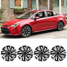 Auto185018puppy Autopuppy Set Of 4 Hubcaps 16 Inch Universal Hub Caps Wheel Cover For R16 Tire And Rim