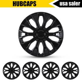 403b-wj-5086-bl-16 Autowiki Universal 16 Inch Set Of 4 Wheel Hub Caps Cover Replacement For R16 Tire And Steel Rim