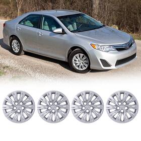 Spmo-5113-b-16 Autowiki Set Of 4 16 Inch Hubcap Wheel Covers For 2012-2014 Toyota Camry Steel Rim Hub Caps