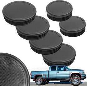 2500hd20012018 Basiker Hjd159-01 6pcs Car Frame Tube Hole Plugs Kit For 20012019 Gmc Sierra Silver