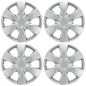 Kt-1008-15 Bdk Df Hubcaps Oem Design Wheel Cover 15 Inch Durable Abs Easy Installation 4 Pc Set