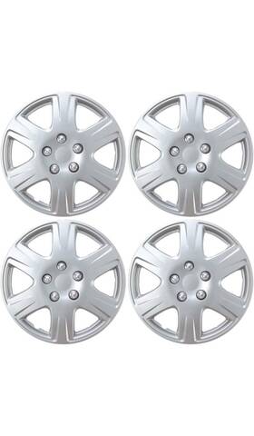 Kt-993-15 Bdk King1 Hk993 Silver 15 Inch Hubcaps Wheel Covers For Toyota Corolla 4 Pack