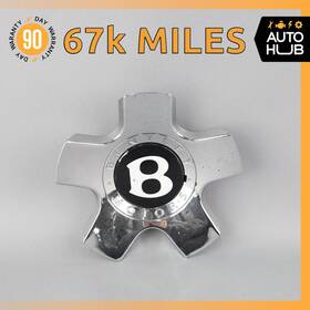 3w0601161j Bentley 03-12 Continental Flying Spur Gt Gtc Wheel Center Hub Cap Cover Oem 67k