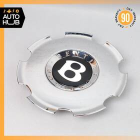 3w0601161p Bentley 03-12 Continental Flying Spur Gt Wheel Center Hub Cap Cover Chrome Oem