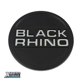Ccbrpsc002mb-c Black Rhino Matte Chrome Letters Wheel Center Cap