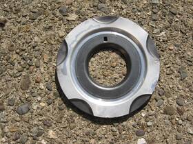 0923372 Bmw 1 Bbs Germany Machined Grey Wheel Rim Hubcap Center Cap Plate