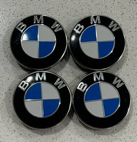 10333410 Bmw 10334 Oem Center Wheel Caps 56mm 3613 6850834 Set Of 4 Used Condition