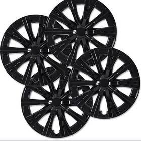 Apof-5120 Brand Autofree 16 Inch Black Lacquer Hubcaps Fit For 2018-2024 Toyota Camry And Hybrid Snap By Usa