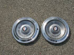 01375843 Buick Factory Original 1966 Skylark 14 Inch Hubcaps Wheel Covers