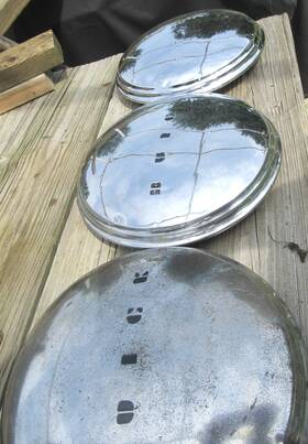 Buick 1309116 1939 1940 Hub Cap Lot Driver Quality 3 Caps #