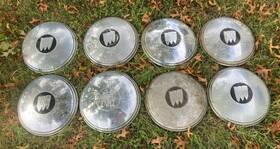 1342997 Buick 1951-1953 Special Super Used Dog Dish Wheel Cover Hubcap Set Lot Of 8