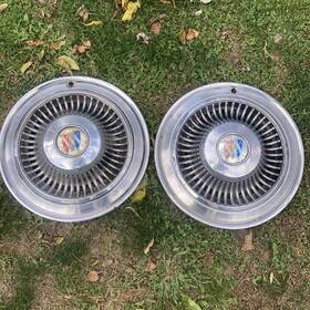 2214564 Buick 1964 Set Of 2 14inch Wheel Hub Cap Oem