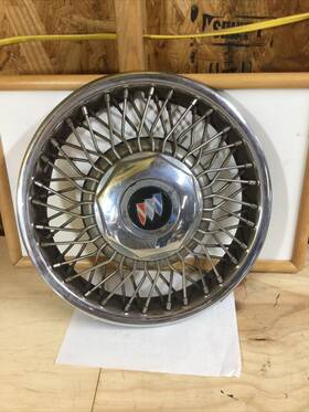 25501347 Buick 1 1979-1987 Regal Skylark Century 14 Inch Wire Wheel Cover Hubcap- Gm Nice