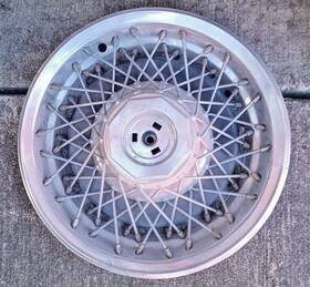 570-01074b Buick Wheel Cover Hubcap Wire Type Station Wgn Fits 80-90 Electra Loc-106dg