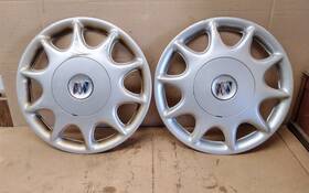 570-01148a Buick 2003 Century Set Of Two 15 Inch 10 Spoke Center Caps With Centers