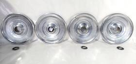 570-01995 Buick 1966 Lesabre Oem Set Of Wheel Rim Covers With Caps Wear