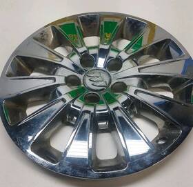 9597247 Buick 2008-2011 Lucerne 17 Inch Hubcap Wheel Cover Skin Clad Chrome Used #9597247