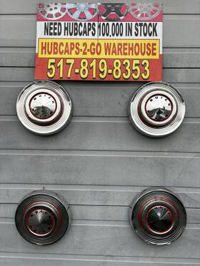 Buick B-2 B-3 B-5 B-6 1961-63 Skylark Set 4 Stainless Used Original Hubcaps 13 Inch Poverty Vintage