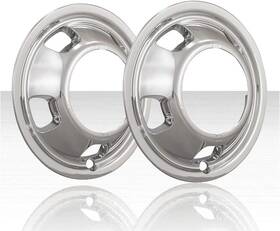 Arfh917 Burner-autoparts 2 Front For Dodge Ram 3500 2003-2018 17 Inch Wheel Simulators Dual Skins Liners