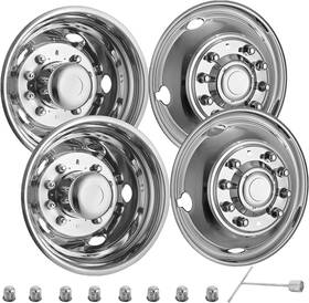 R3262 Burner-autoparts4 19.5 Inch 10 Lug Wheel Simulators Kit Fit 2005-2020 Ford F450 F550 2wd Dually