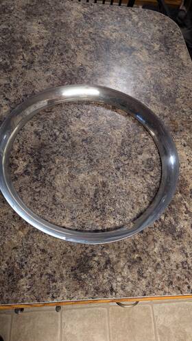 C-5060-s 1948 1949 50s Vintage Deluxe Trim Ring 15 Inch