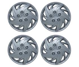 Hc-955-14s C.p.r. Universal Hub Cap Wheel Cover Abs Skins 955 Set-14inch Silver- Set Of 4