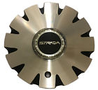 C-1093-3 C-stra-1 Strada Piatto Black Machined Wheel Rim Center Cap