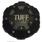C611901 Tuff At Flat Black Chrome Logo Wheel Center Cap