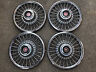 C8gy1130b Ford Vintage Oem Wire Spoke Emblem Hub Cap Wheel Cover