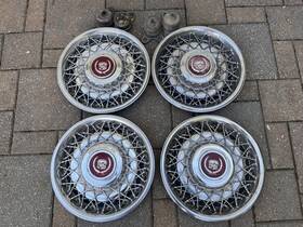 1635123 Cadillac 1987- 1992 Fleetwood Brougham Wire Wheel Covers - Set Of 4