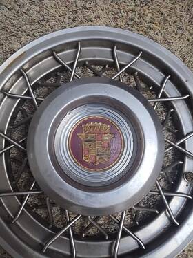 3509601 Cadillac 1953 Cadilac Eldorado Hub Cap Genuine Oem Part