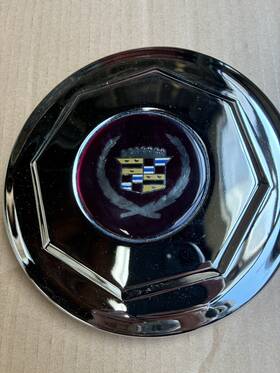 44-6610 Cadillac 1980s Eldorado Vogue Tru Spoke Chrome Wire 6 7/8 Inch Wheel Center Hub Cap