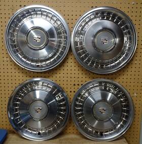 570-2031b Cadillac 1982 - 1990 Deville Rwd Wheel Cover Hubcaps Oem Set
