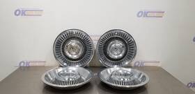 570.gm6u59 Cadillac 1959 Sedan Deville 15 Inch Wheel Rim Center Cap Set Of 4