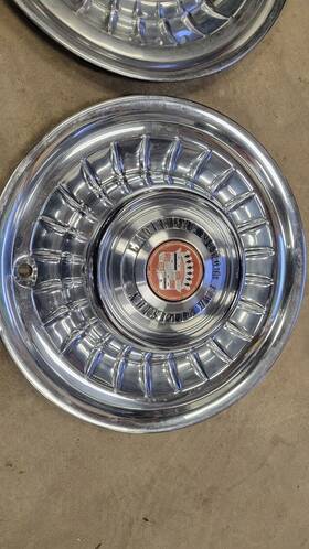 4coupe Cadillac 58-60 15 1958-60 Set Eldorado Fleetwood Inch Hubcaps Ratrod Beautiful Rare