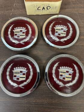 6736c2 Cadillac 1987 1988 1989 1990 1991 1992 Wire Hubcap Center Caps Emblems 325