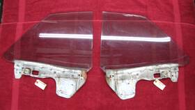 C9oz-7629701-a Carlite 1969 Ford Fairlane Torino Pair L And R Quarter Window Glass Used Oem