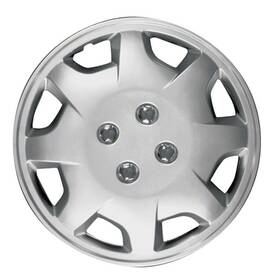 12415s Cci New Set Of 4 15 Inch Silver 8 Spoke Directional Aftermarket Wheel Covers