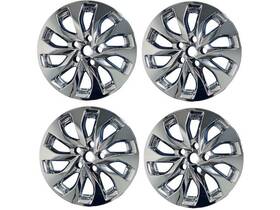 92rsrm Cci 16 Inch 5 Double Spokes Snap-on Plated Chrome Set Of 4 Wheel Cover Fits Nissan Sentra 2016-2019 Sv