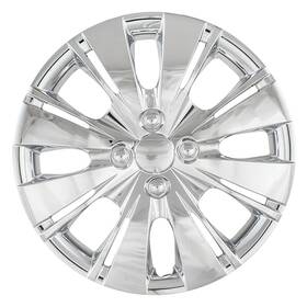 50915c Cci New Set Of 4 15 Inch Chrome Aftermarket Wheel Covers Hubcaps For 12-14 Yaris