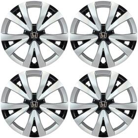 559-16sb Cci Fits 2022-2025 Honda Civic Lx 16 Inch Hubcaps Wheel Covers Logo Set