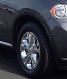 Imp356x Cci Aftermarket Parts One Chrome Wheel Skin Cover Fits 11-15 Dodge Durango 18 Inch Rim