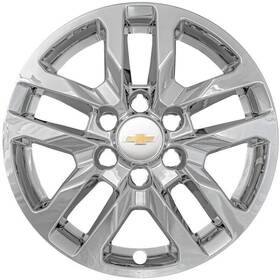 Imp432x Cci Aftermarket Parts Chevrolet Silverado 2019-2022 18 Inch Chrome Single Wheel Skin Imp432x/8019pc New